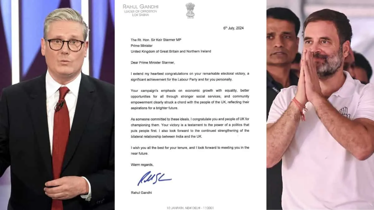 Rahul Gandhi, Kier Starmer